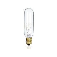 Satco S3912 145V Candelabra Base 15Watt T6 Switchboard Bulb Clear