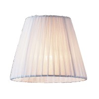 Renaisance White Pleated Shade