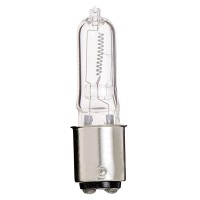 Satco S3147 120V 100-Watt T4 Dc Bayonet Base Light Bulb, Clear