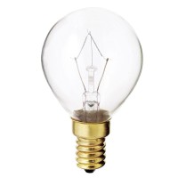 Satco S3397 130V E14 Euro Base 40-Watt G14 Light Bulb, Clear