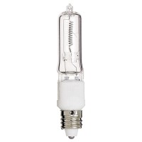 Satco S3108 120V 150-Watt T4.5 E11 Base Light Bulb, Clear