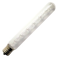 Westinghouse 0433500, 9 Watt, 120 Volt Clear Incand T6.5 Light Bulb, 3000 Hour 14 Lumen