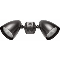 Rab Lighting Hb2A Hb1 Bell Shaped Dual Floodlight Kit, Par38 Type, Aluminum, 300W Power, Bronze Color