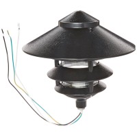 Rab Lighting Rab Ll23B Incandescent Landscape Light Fixture, Black