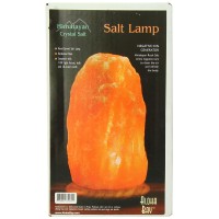 Himalayan Salt Lamp 10 Inch Wood Base