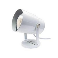 Satco 1 Light Plant Lamp-White Finish