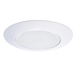 Halo 170 Series 6 In. White Recessed Trim Lensed Showerlight With Reflector And Frosted Albalite Lens