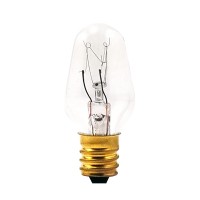 Sylvania Incandescent Light Bulb, C7, 4W, Candelabra Base, 15 Lumens, 2850K, Non-Dimmable, Clear, Soft White - 4 Pack (13549)