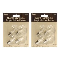 Darice 6201-09, 4-Piece Nite Lite Bulbs, 5-Watt