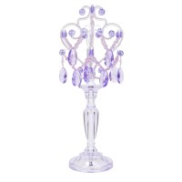 Tadpoles Modern Chandelier Table Lamp - Lavender Topaz 8 X 8 X 20 Simply Plug Into Outlet Uses One 25 Watt E12 Light Bulb Ideal As A Nightstand Lamp, Office Desk Lamp, Bedside Night Light