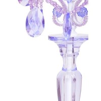 Tadpoles Modern Chandelier Table Lamp - Lavender Topaz 8 X 8 X 20 Simply Plug Into Outlet Uses One 25 Watt E12 Light Bulb Ideal As A Nightstand Lamp, Office Desk Lamp, Bedside Night Light