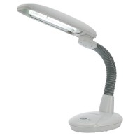 Easyeye Energy Saving Desk Lamp With Ionizer - Grey (2-Tube)