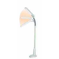 Ottlite Standing Floor Lamp With Adjustable Neck, Craft Plus - 24W Compact Fluorescent Lamp For Bright Natural Daylight - Modern Home Decor, For Living Room, Sewing, Reading, Bedroom & Office