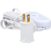 Amertac 4010W Westek Indoor Plug In Table Top 300W Dimmer Slide, White