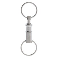 Hy-Ko Prod Pull Apart Key Ring, Silver (Kc116)