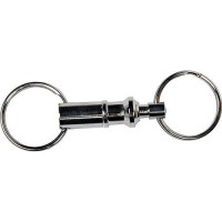 Hy-Ko Prod Pull Apart Key Ring, Silver (Kc116)