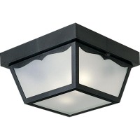 Progress Lighting P5745-31 Ceiling Mount Outdoor, 10-1/4-Inch Diameter X 5-1/2-Inch Height, Black