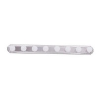 Kichler 5019Ch Bath And Vanity Wall Vanity Lighting 8 Light 480 Total Watts Chrome 48Inch White