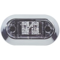 Innovative Lighting 200-5503-7 2-Led Surface Mount Light - White/Clear Lens