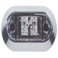 Innovative Lighting 200-5503-7 2-Led Surface Mount Light - White/Clear Lens