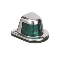 Attwood 66319G7 1-Mile Sidelights, Pair, Stainless Steel Housing, Deck Mount, Each Provides 1-Mile, 112.5-Degree Visibility, 12V