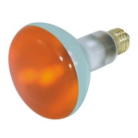 Satco S3239 Medium Light Bulb In Bronze/Dark Finish, 5.38 Inches, 1 Pack, Amber