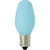 Ge Lighting 26223 4-Watt Specialty C7 Incandescent Light Bulb, Blue, 2-Pack