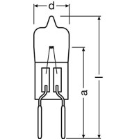 Osram 64223 10W 6V Tungsten Halogen Lamp