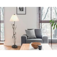 150W 3 way pine twig iron floor lamp