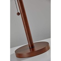 Adesso 3337-15 Hamptons Table Lamp, 31 In, 60 W Incandescent13W Cfl, Walnut Eucalyptus Wood, 1 Table Lamp