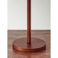 Adesso Home 333815 Transitional One Light Floor Lamp From Hamptons Collection In Bronzedark Finish Brown And Beige