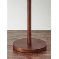 Adesso Home 333815 Transitional One Light Floor Lamp From Hamptons Collection In Bronzedark Finish Brown And Beige