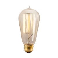 Bulbrite 134019 40W Nostalgic Edison Squirrel Cage-Style Bulb