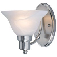 Hardware House 544460 7-1/4-Inch By 7-3/4-Inch Bath/Wall Lighting Fixture Brushed Nickel