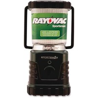 Rayovac Sportsman Led Camping Lantern Flashlight, 305 Lumens Battery Powered Led Lanterns For Hurricane Supplies, Survival Kit, Camping Accessories, Water Resistant , Green , Small - Se3Dlnd