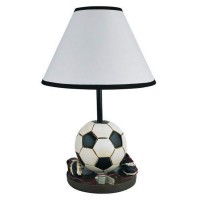 Ore International 15H Soccer Table Lamp