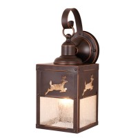 Vaxcel Ow33553Bbz Bryce 5-Inch Outdoor Wall Light, Burnished Bronze