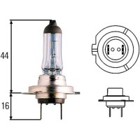 Hella H71070702 Optilux Xy Series H7 Xenon Yellow Halogen Bulbs, 12V, 55W 2 Pack