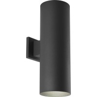 Progress Lighting P5642-31 Cylinder Outdoor, 6-Inch Width X 18-Inch Height, Black