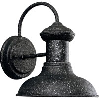 Progress Lighting P5721-71 Brookside Outdoor, 8-Inch Width X 9-3/4-Inch Height, Black