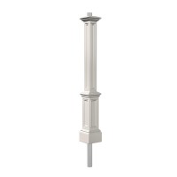 Mayne 5835Wh Signature Outdoor Lamp Post 95X95 White