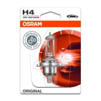 Osram Original H4, Halogen-Headlamp Bulb, 64193-01B, 12V, Single Blister (1 Piece)