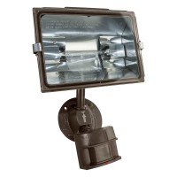 The HZ5310BZ features 180 motion detection up to 100 ft Quick release clips provide easy access to the bulb Adjustment arm allows you to aim the motion sensor Features DualBrite 2level lighting Uses 1 500Watt halogen bulb Included Features Motion Sensor S