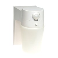 Heath/Zenith Sl-5610-Wh-B 110 Degree Motion Sensing Security Light, White