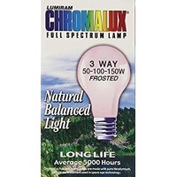 Chromalux Lumiram Full Spectrum 3 Way 50100150 Watts Frosted 1 Light Bulb