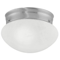 Design Classics 6-Inch Flushmount Mushroom Ceiling Light