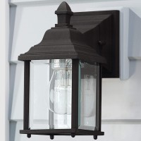 Dolan Designs 930-50 Charleston - One Light Outdoor Wall Mount, Black Finish