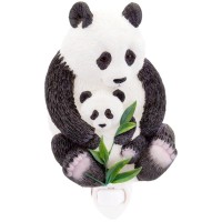 Ibis Orchid Design Panda Bear Mother And Cub Night Light