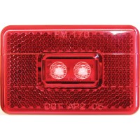 Peterson V170R The 170 Series Piranha Led Clearance/Side Marker Light With Reflex - Red