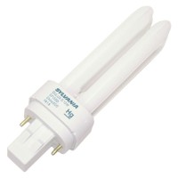 Sylvania 20708 Light Bulb, 13W 2-Pin Double Tube Compact Fluorescent